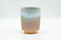 Japanese Teacup - Peach White Drip-Glazed Hagi-yaki Yunomi - 140ml