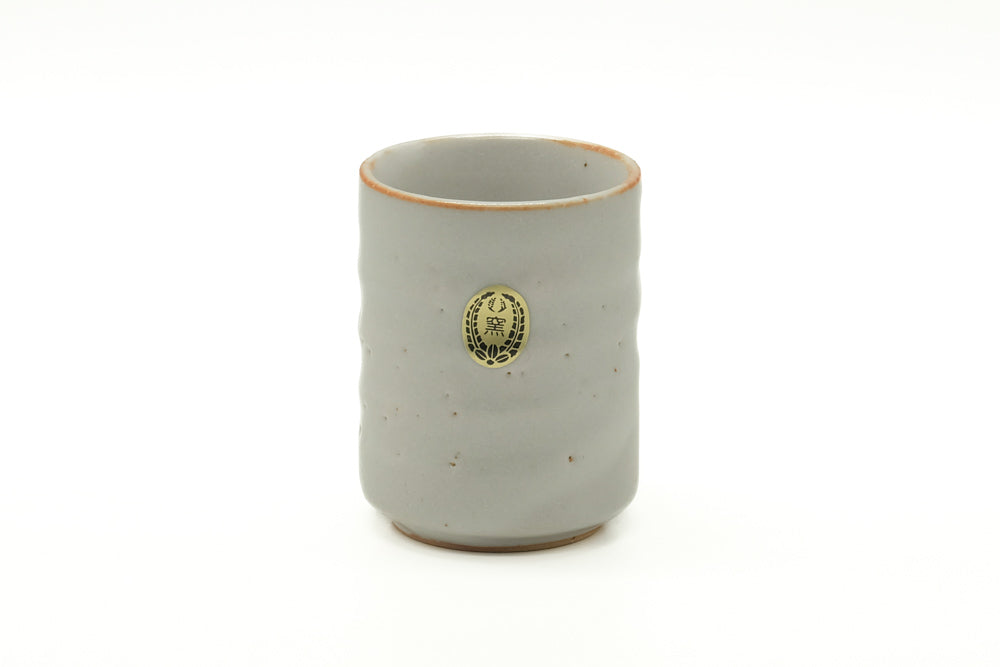 Japanese Teacup - White Shino Glazed Mino-yaki Yunomi - 115ml