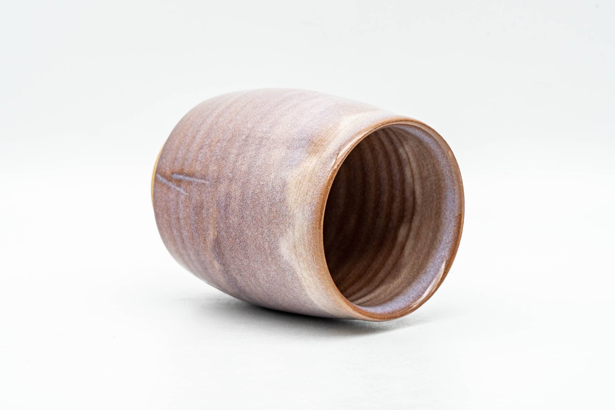 Japanese Teacup - Purple Drip-Glazed Hagi-yaki Yunomi - 140ml
