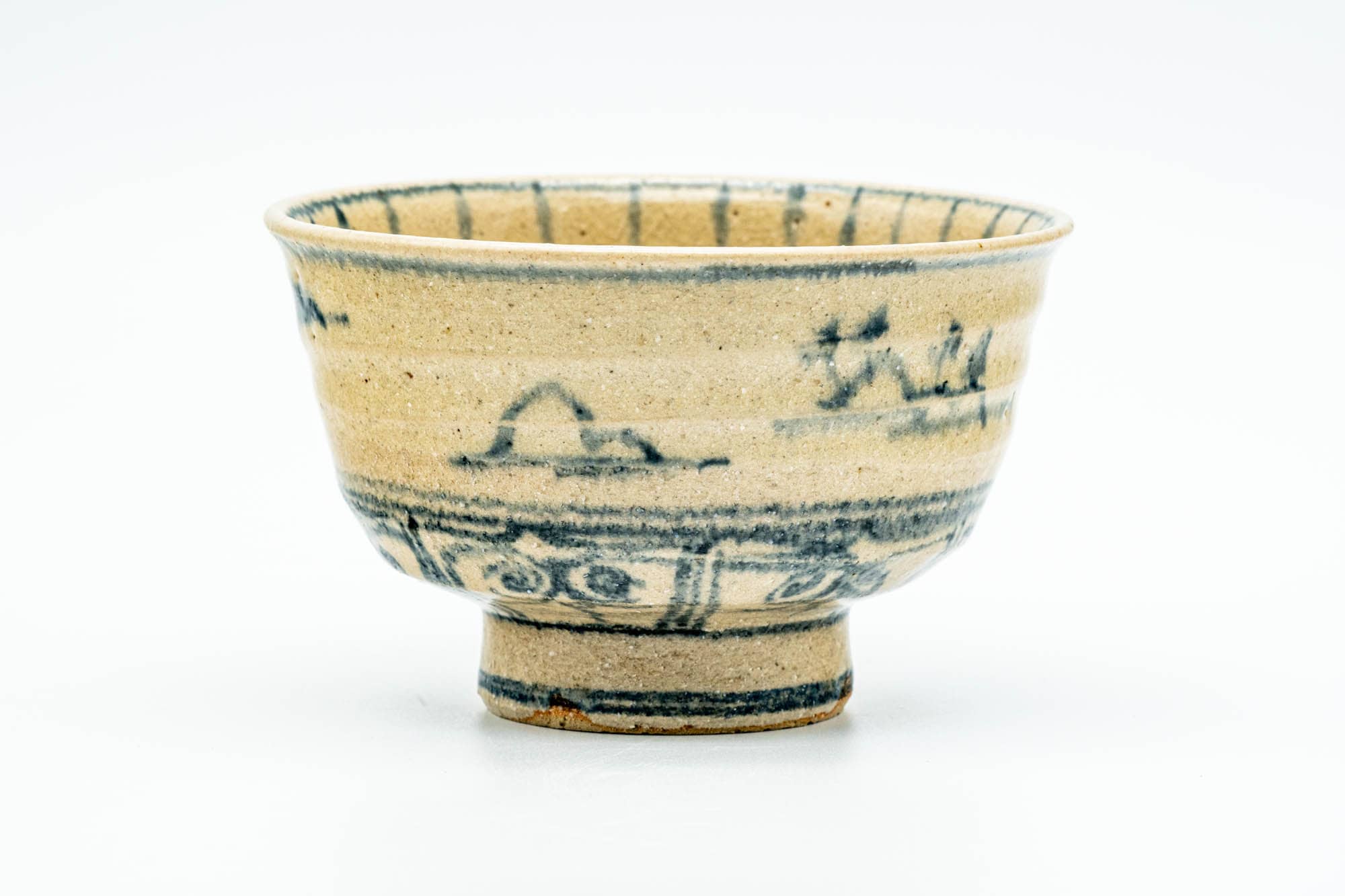 Japanese Matcha Bowl - 林 Antique Landscape Vietnamese-style Chawan - 250ml