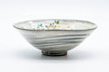 Japanese Matcha Bowl - Floral Brush Glazed Summer Chawan - 100ml
