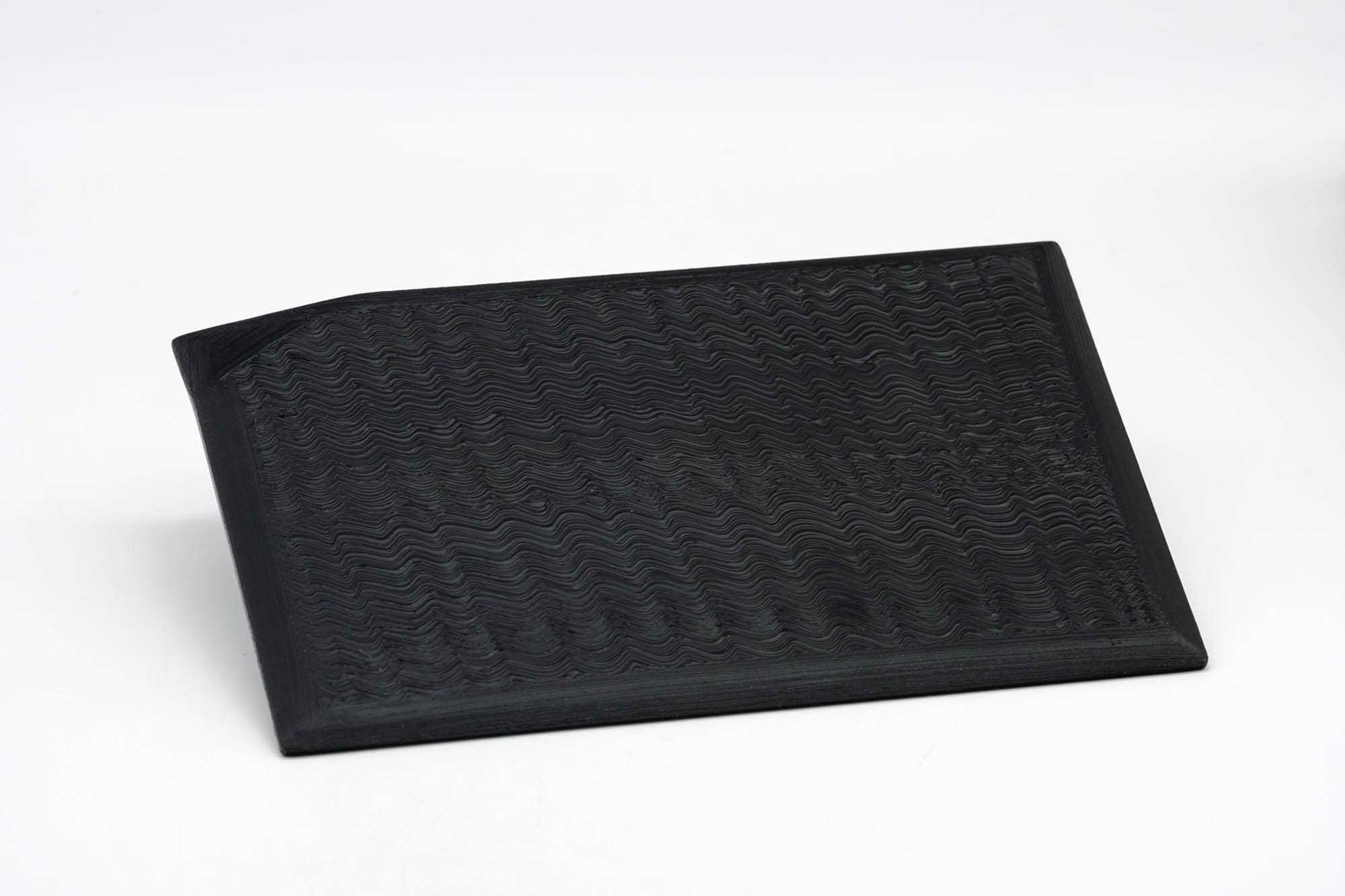 Japanese Meimeizara - Set of 3 Black Lacquer Sharing Plates