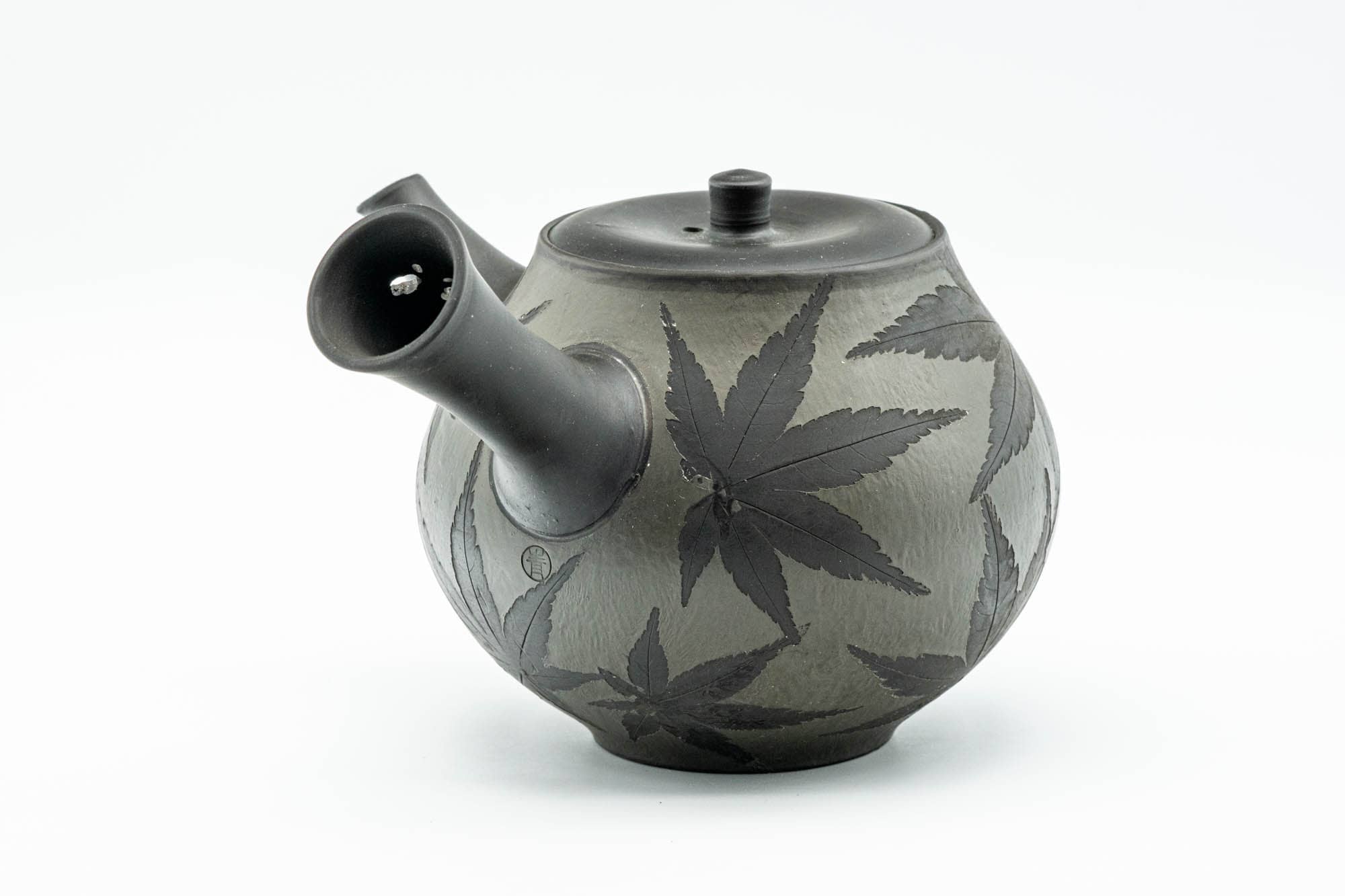 Japanese Kyusu - 陶房青峰 Tobo Aomine - Momiji Kokudei Tokoname-yaki Debeso Teapot - 300ml