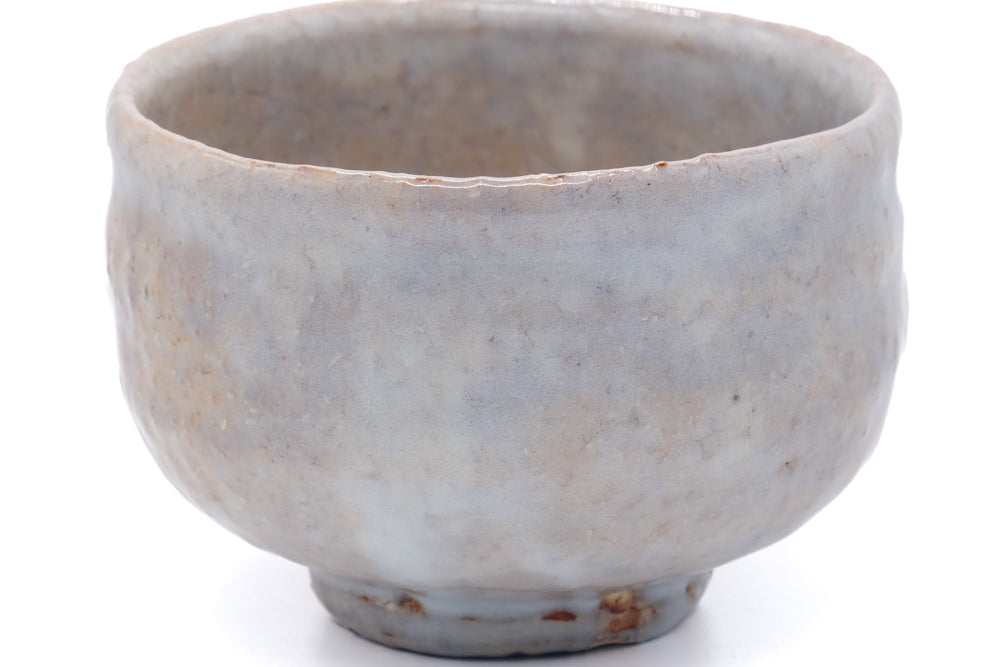 Japanese Matcha Bowl - Milky White Hagi Chawan - 400ml