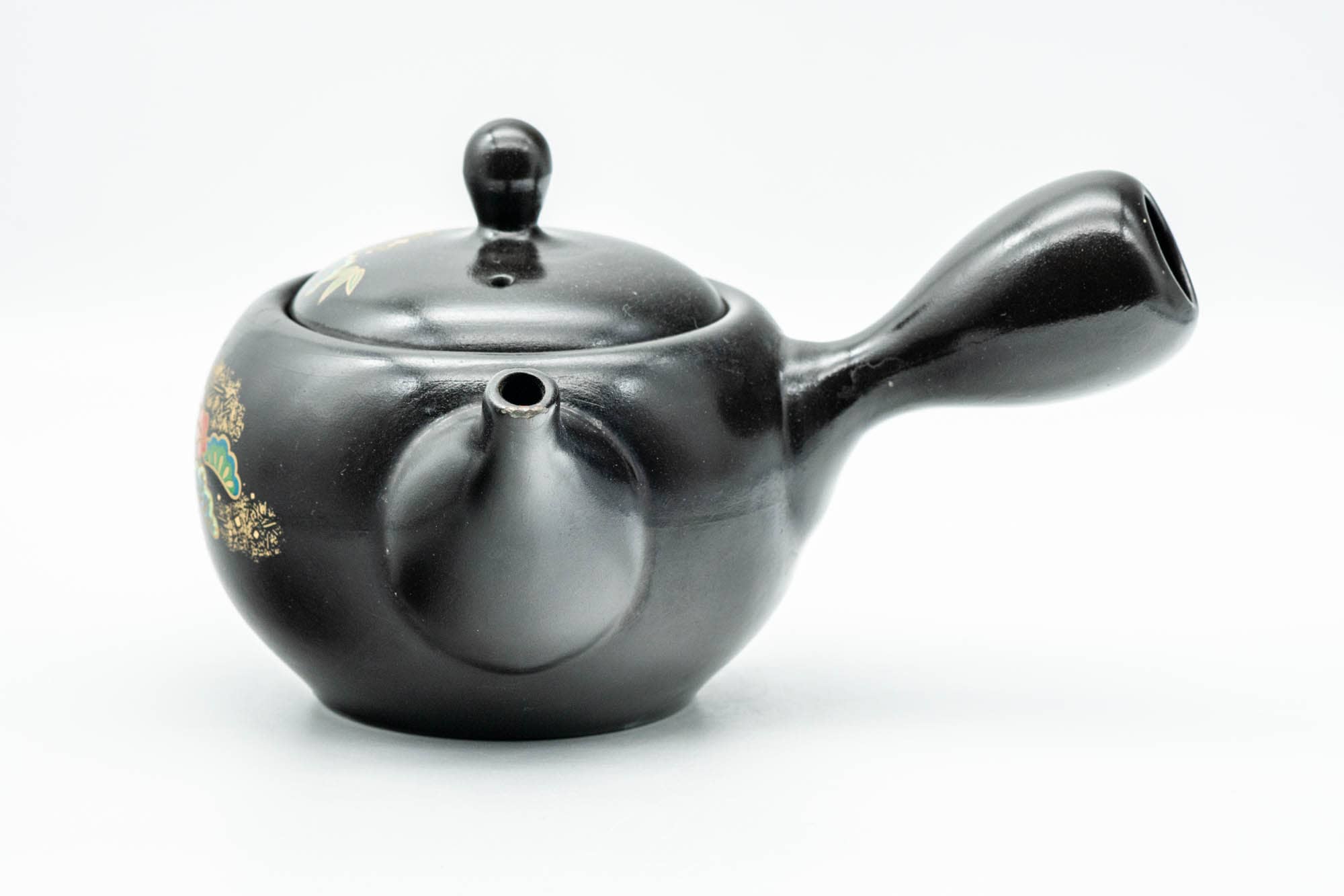 Japanese Kyusu - Bunny Rabbits and Flowers Kokudei Tokoname-yaki Teapot - 320ml