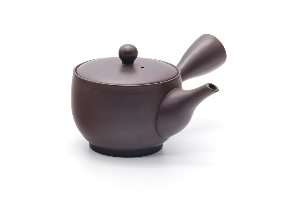 Japanese Kyusu - Brown Tokoname Mesh Teapot - 340ml