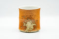 Japanese Teacup - Ash Glazed Bamboo-Shaped Shigaraki-yaki Yunomi - 200ml