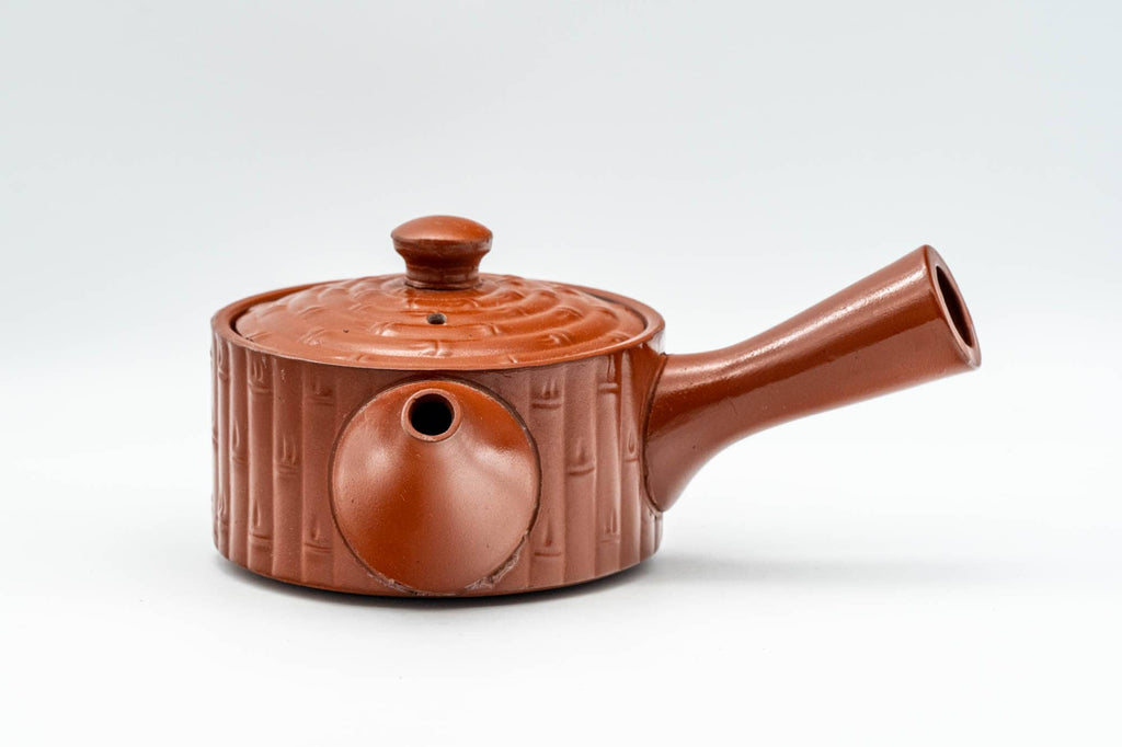 Japanese Kyusu - Bamboo-shaped Tokoname-yaki Teapot - 200ml