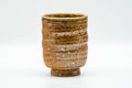 Japanese Teacup - Ash Glazed Shigaraki-yaki Tsutsu-gata Yunomi - 190ml