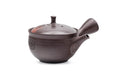 Brown Yōhen Plum Blossoms Tokoname Teapot - 200ml