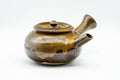 Japanese Kyusu - Golden Brown Drip-Glazed Do-ake Teapot - 350ml