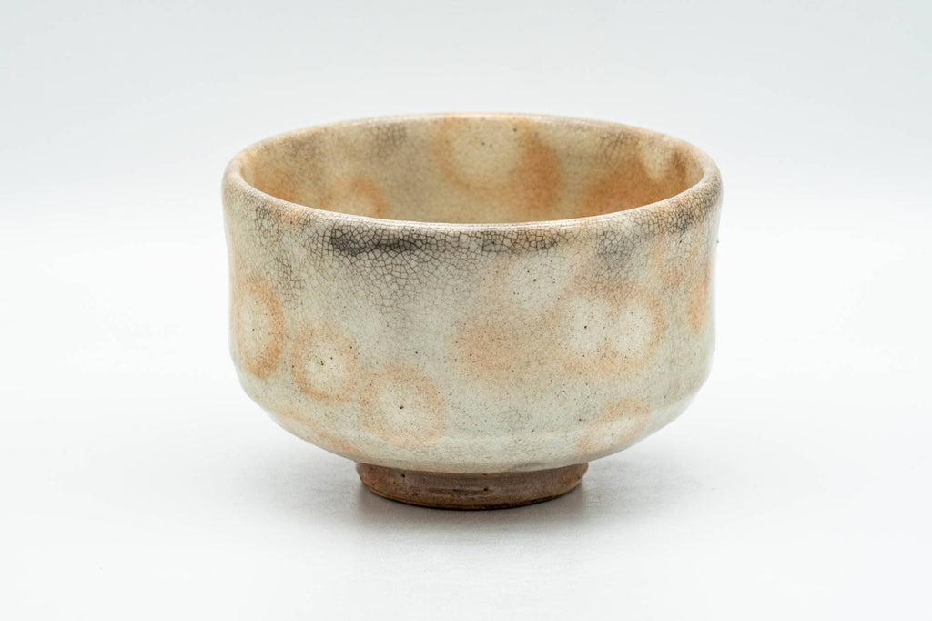 Japanese Matcha Bowl - Beige Gohonte Hagi-yaki Chawan - 200ml