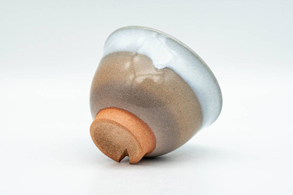Japanese Teacup - Beige White Glazed Hagi-yaki Yunomi - 70ml