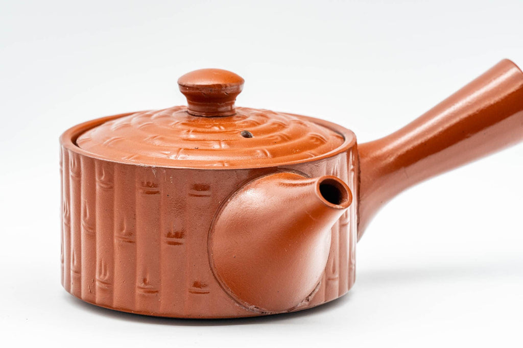 Japanese Kyusu - Bamboo-shaped Tokoname-yaki Teapot - 200ml