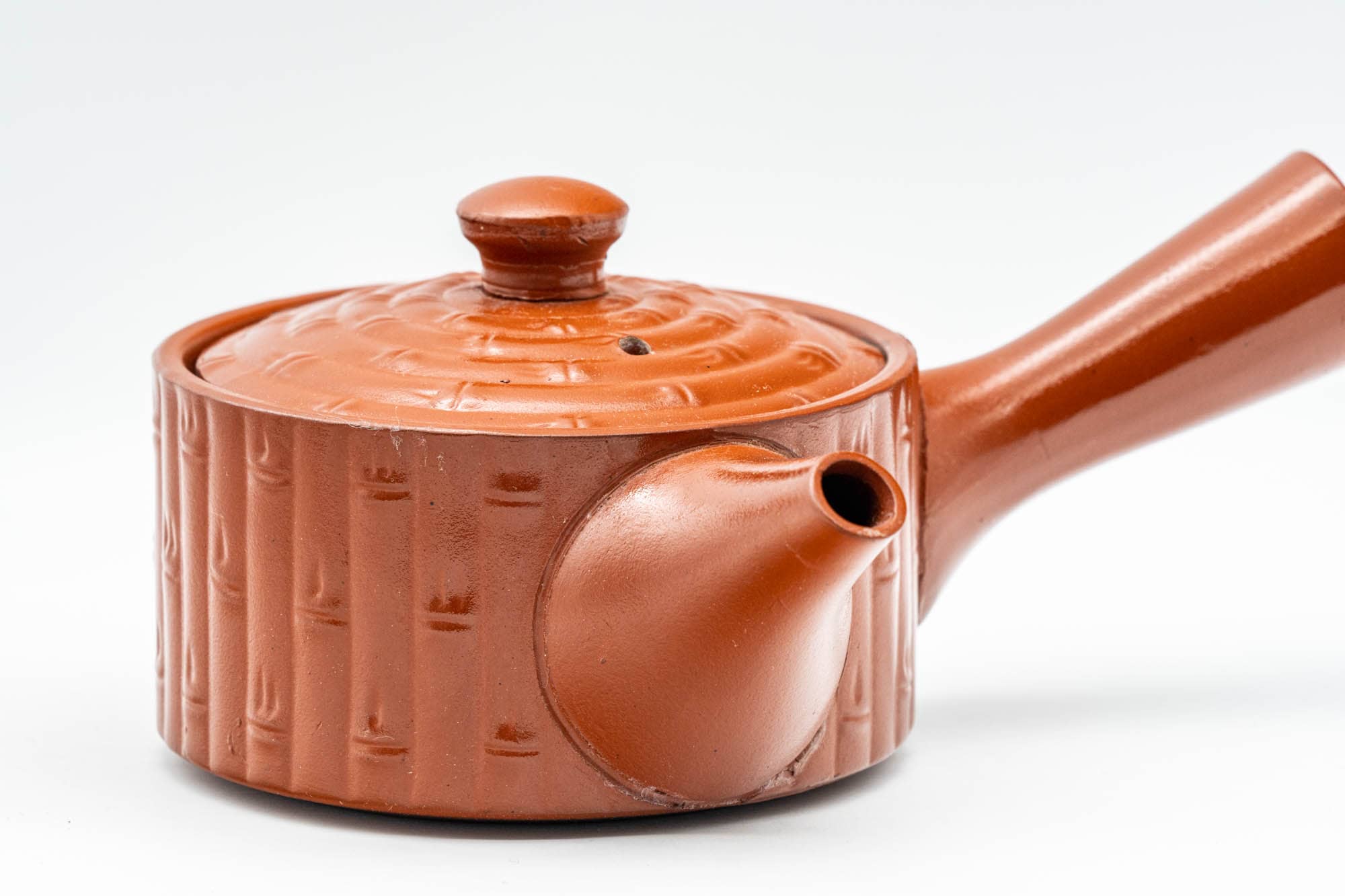 Japanese Kyusu - Bamboo-shaped Tokoname-yaki Teapot - 200ml