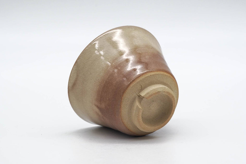 Japanese Teacup - Beige Milky Glazed Hagi-yaki Yunomi - 90ml