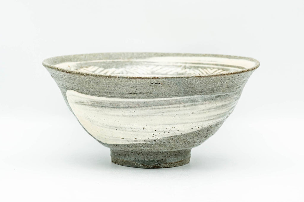 Japanese Matcha Bowl - Floral Mishima Komogai-gata Korean-style Chawan - 200ml