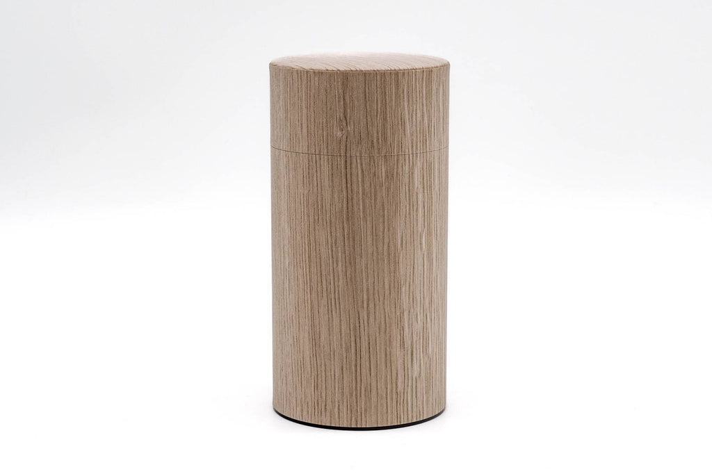 Oak Wood Veneer Tea Canister - 200g