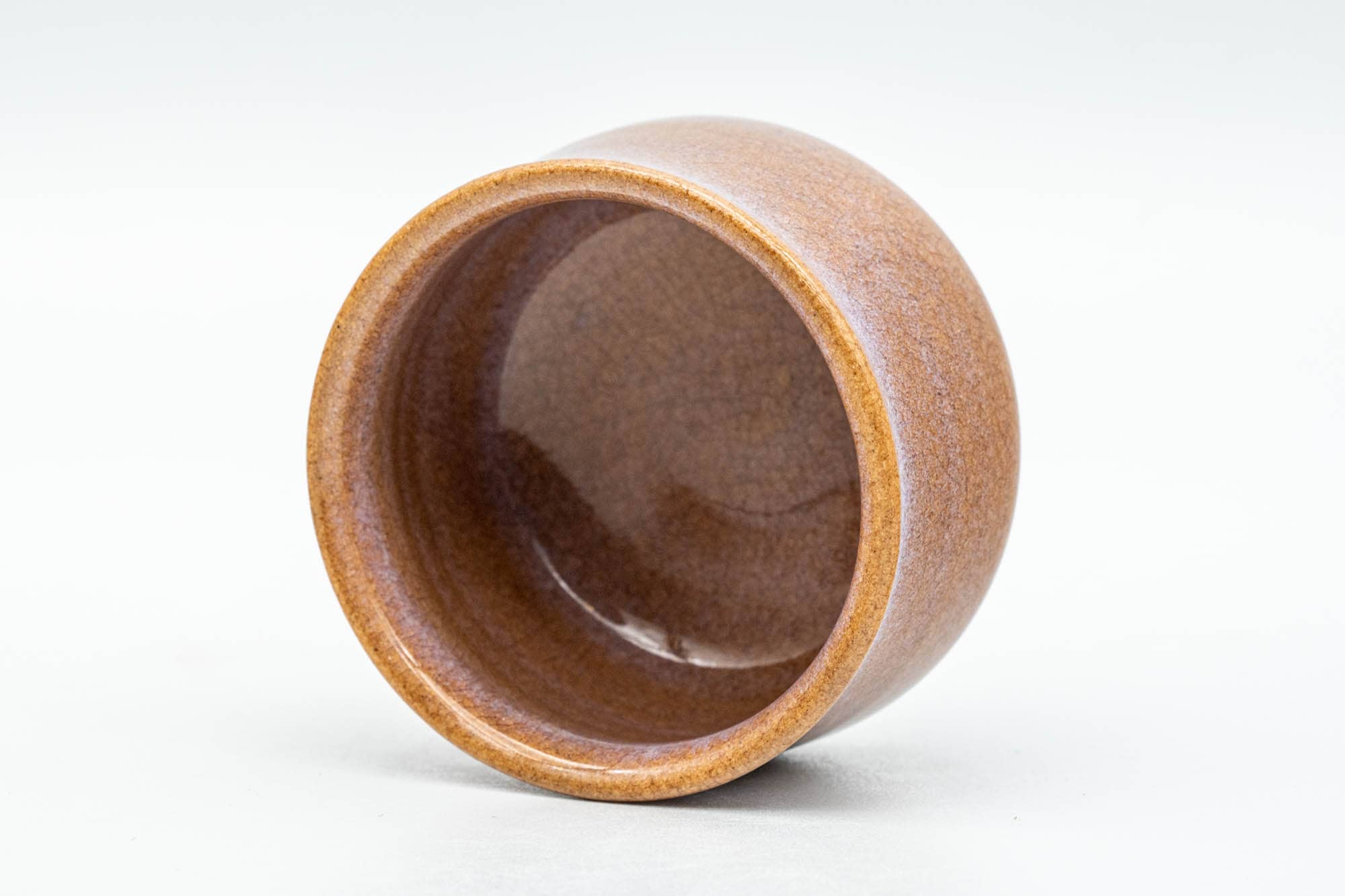 Japanese Teacup - Beige Pink Glazed Hagi-yaki Guinomi - 50ml