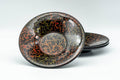 Japanese Chataku - Set of 3 唐塗 Kara-nuri Urushi Lacquerware Tea Saucers