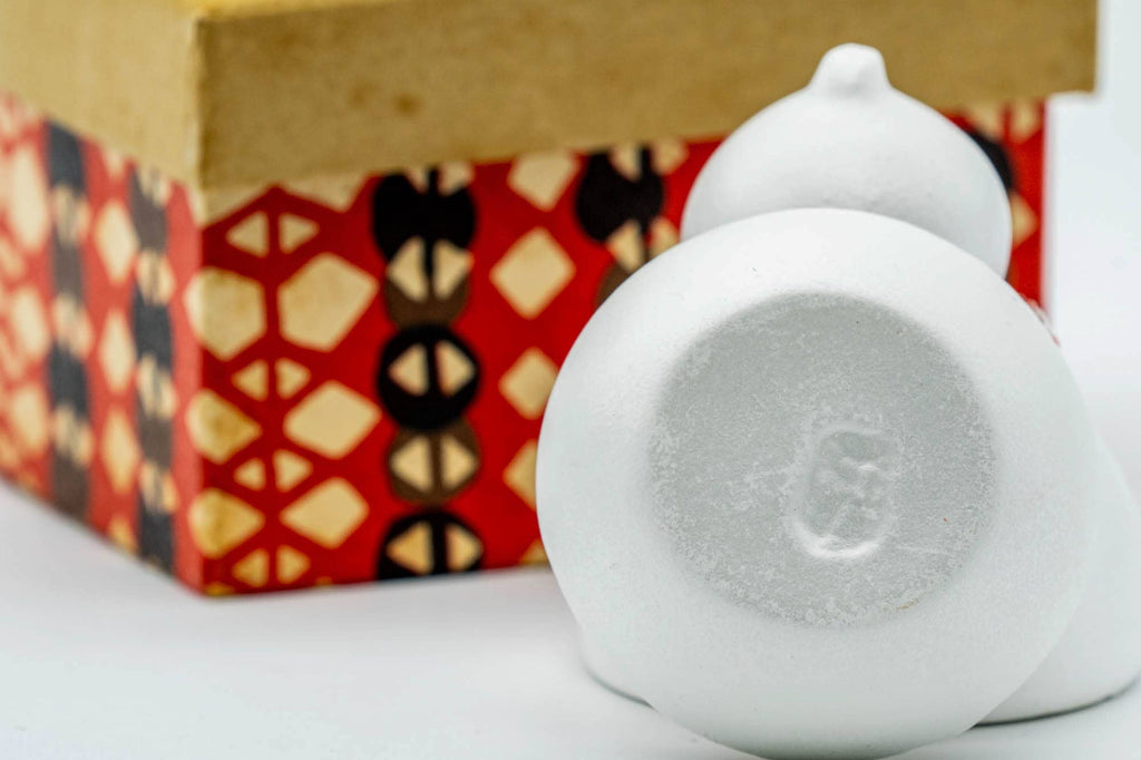 Japanese Kogo - Ceramic Gourd-shaped Incense Container