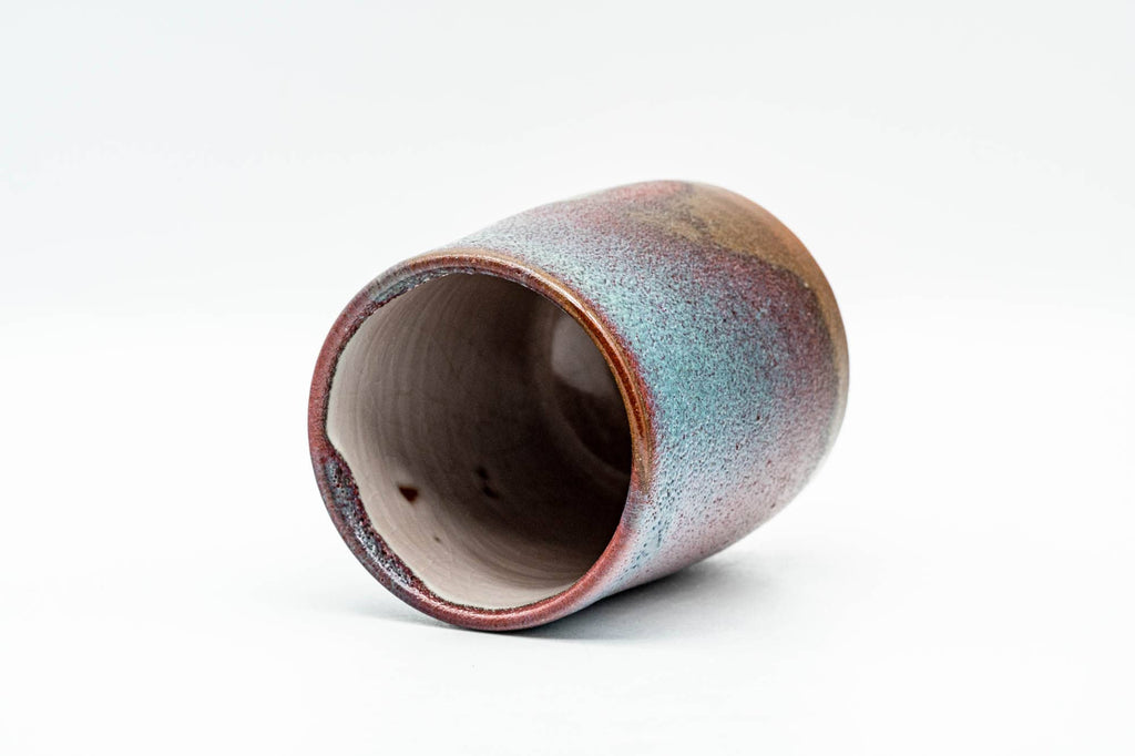Japanese Teacup - Blue Purple Galaxy Glazed Yunomi - 110ml