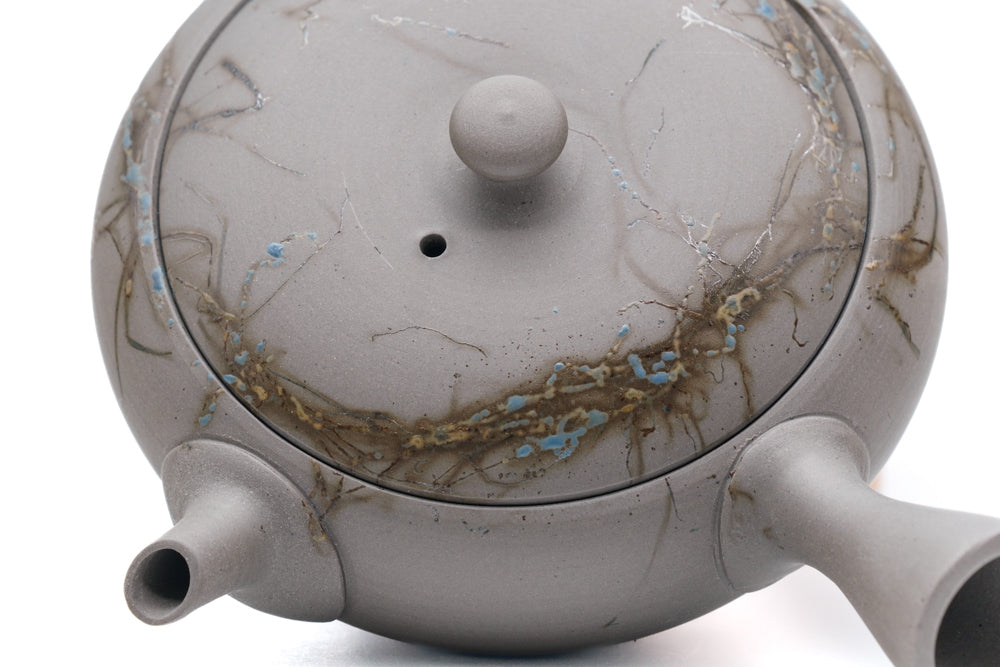 Mogake Yakishime Tokoname Teapot - 125ml