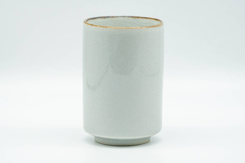 Japanese Teacup - Blue Floral Tsutsu-gata Arita-yaki Yunomi - 140ml