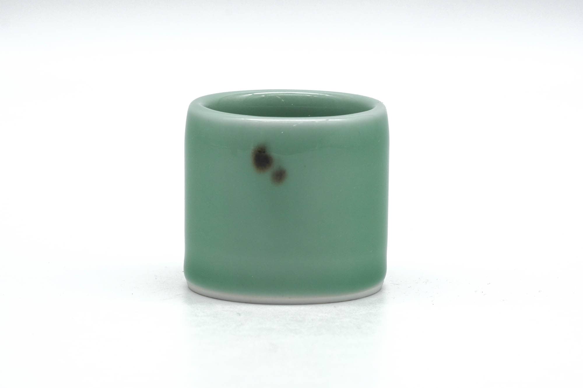 Japanese Futaoki - Green Celadon Glazed Ladle Rest