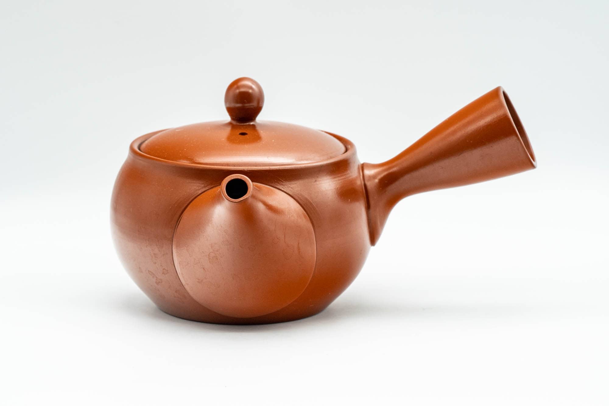 Japanese Kyusu - Plum Blossom Tokoname-yaki Teapot with Mesh Strainer - 350ml