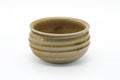 Japanese Kensui - Spiraling Yellow Glazed Seto-yaki Water Bowl - 640ml