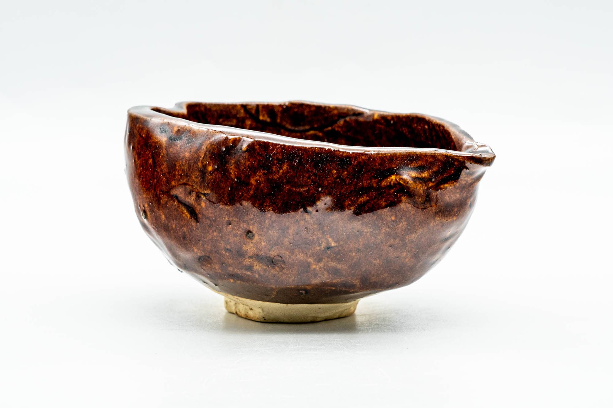 Japanese Katakuchi - Burgundy Glazed Wabi-Sabi Water Cooler - 200ml