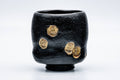 Japanese Matcha Bowl - 桂窯 Katsura Kiln - Su-in Kuro-Raku Winter Chawan - 250ml