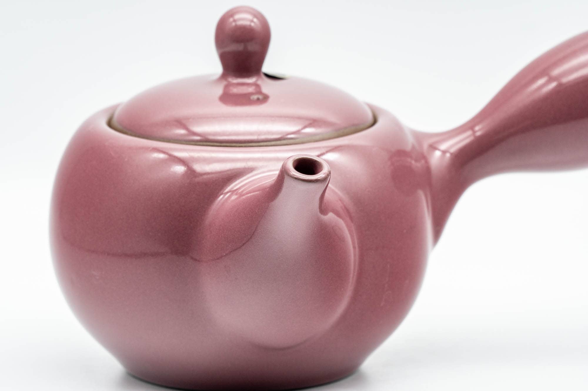 Japanese Kyusu - Magenta Teapot with Fine Mesh Strainer - 325ml