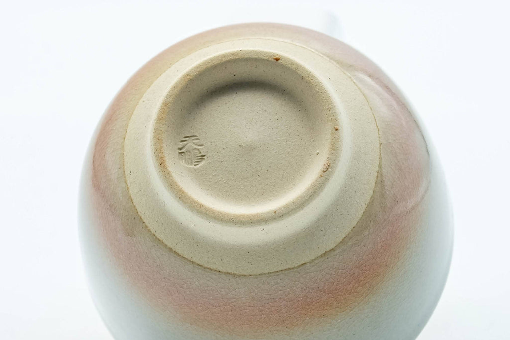 Japanese Teacup - 天鵬山 Tsubaki Kiln - Classic Beige Hagi-yaki Yunomi - 80ml
