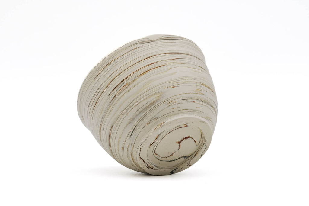 White Yellow Nerikomi Tokoname Teacup - 110ml