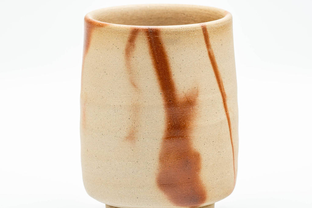 Japanese Teacup - Beige Hidasuki Bizen-yaki Yunomi - 180ml