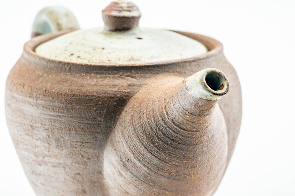 Japanese Kyusu - Textured Ushirode Ceramic Filter Teapot - 450ml