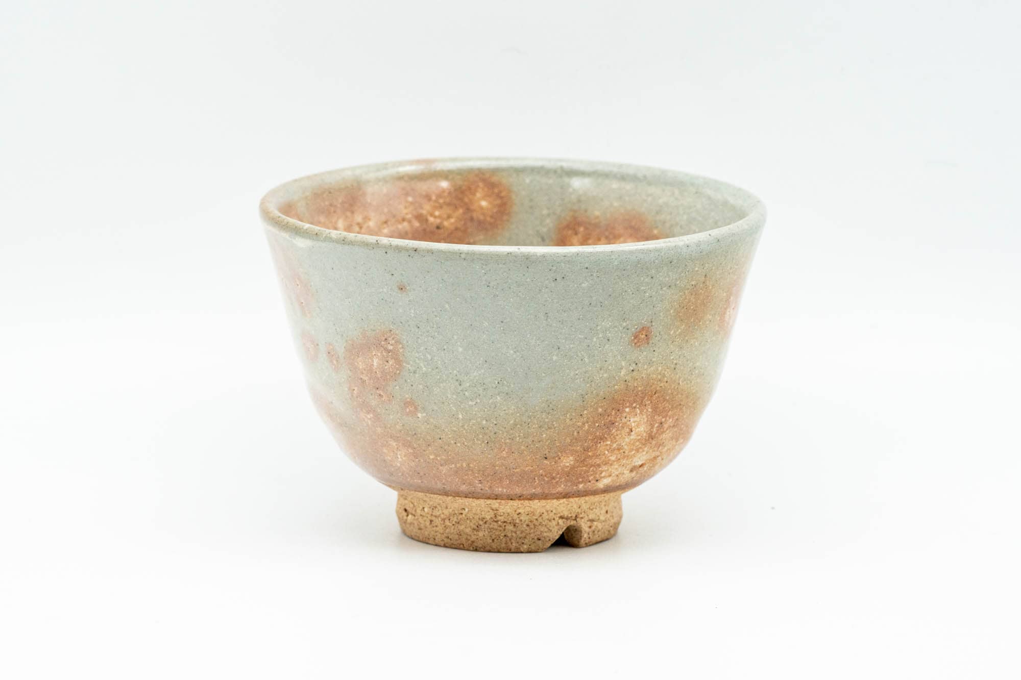Japanese Teacup - Beige Pink Glazed Gohonte Hagi-yaki Yunomi - 90ml
