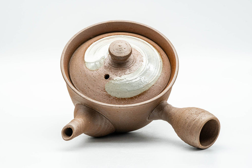 Japanese Kyusu - Hakeme Glazed Nozomi Filter Teapot - 175ml