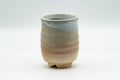 Japanese Teacup - Beige, Peach, and White Hagi-yaki Yunomi - 180ml