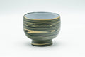 Japanese Teacup - Green, Yellow, and White Nerikomi Tokoname-yaki Yunomi - 100ml