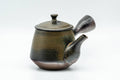 Japanese Kyusu - Fujii Ikkyuu 藤井一休 - Ash Glazed Yohen Banko-yaki Debeso Teapot - 200ml