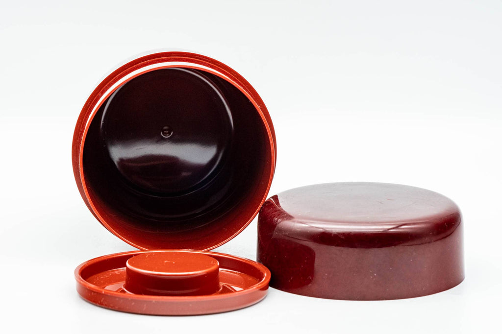 Japanese Chazutsu - Red Floral Tea Plastic Canister - 250ml