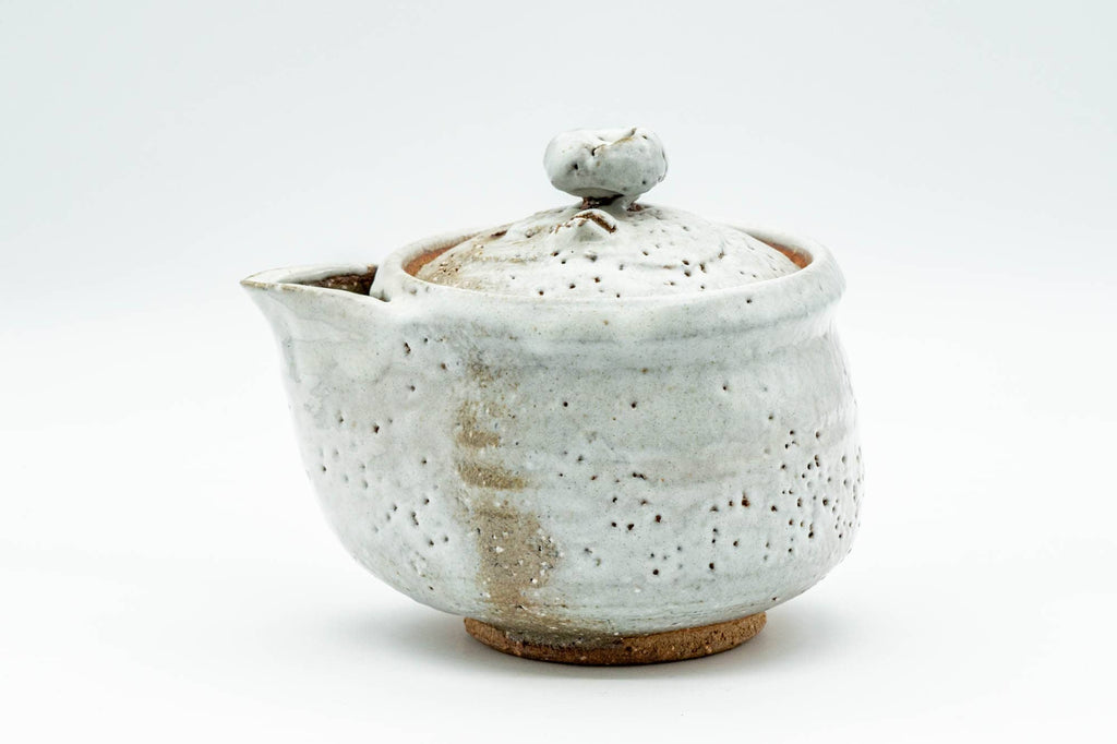 Japanese Houhin - White Shiro Glazed Hagi-yaki Do-ake Teapot - 200ml