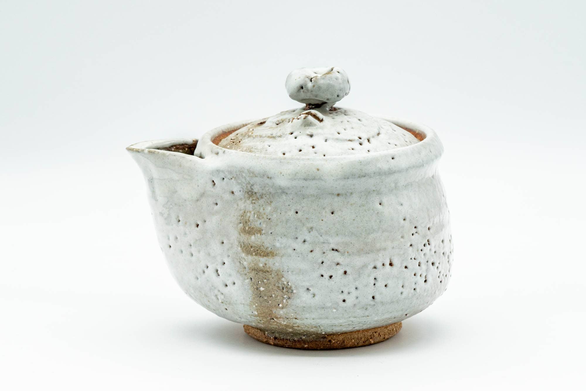 Japanese Houhin - White Shiro Glazed Hagi-yaki Do-ake Teapot - 200ml
