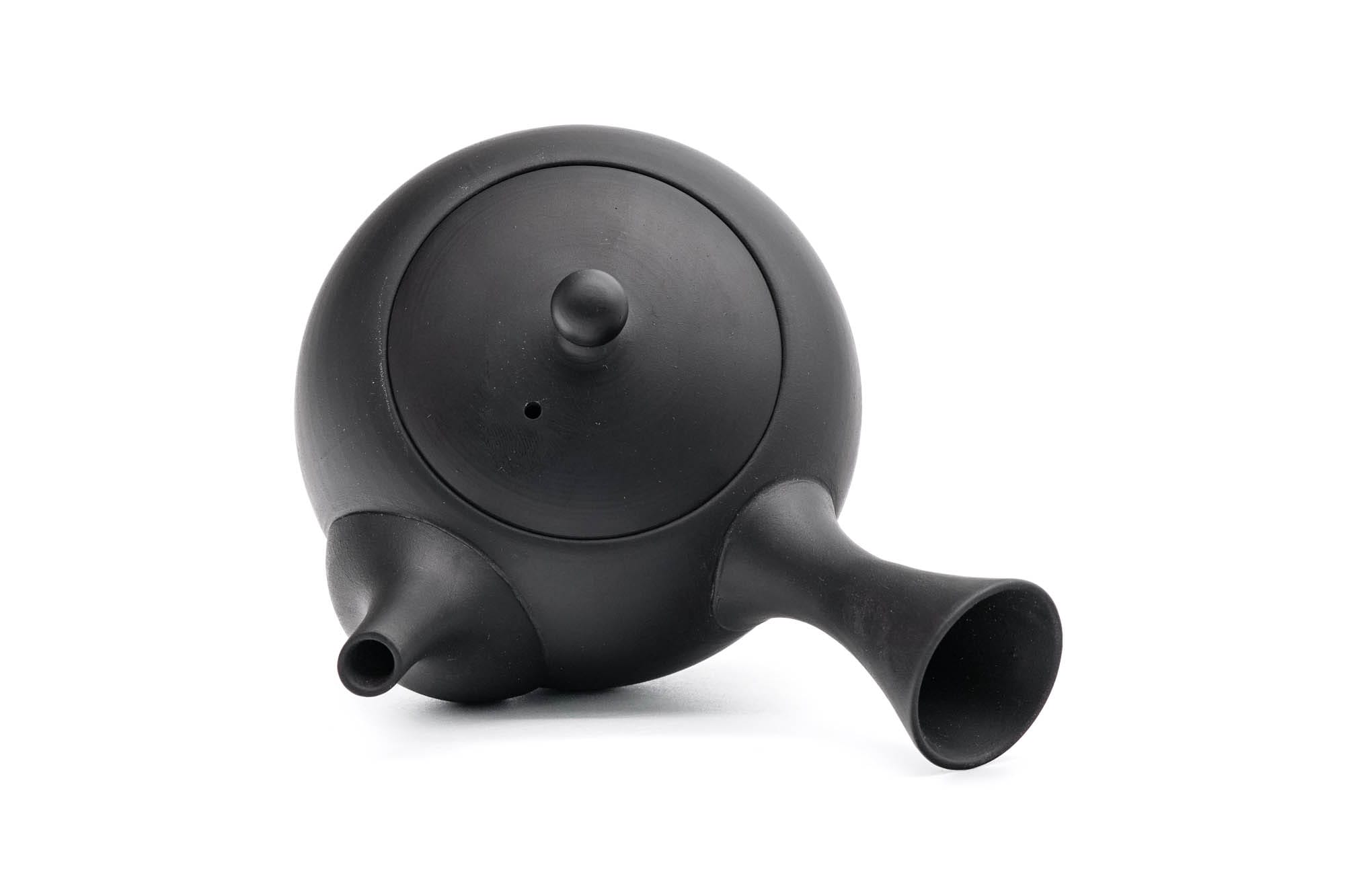 Black Kokudei Tokoname Mesh Filter Teapot - 300ml