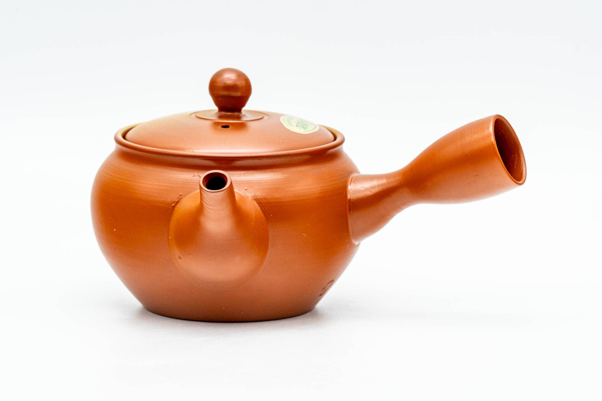 Japanese Tea Set - Floral Tokoname-yaki Kyusu Teapot with 4 Inner-Glazed Yunomi Teacups