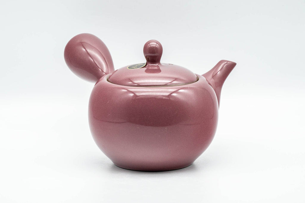 Japanese Kyusu - Magenta Teapot with Fine Mesh Strainer - 325ml