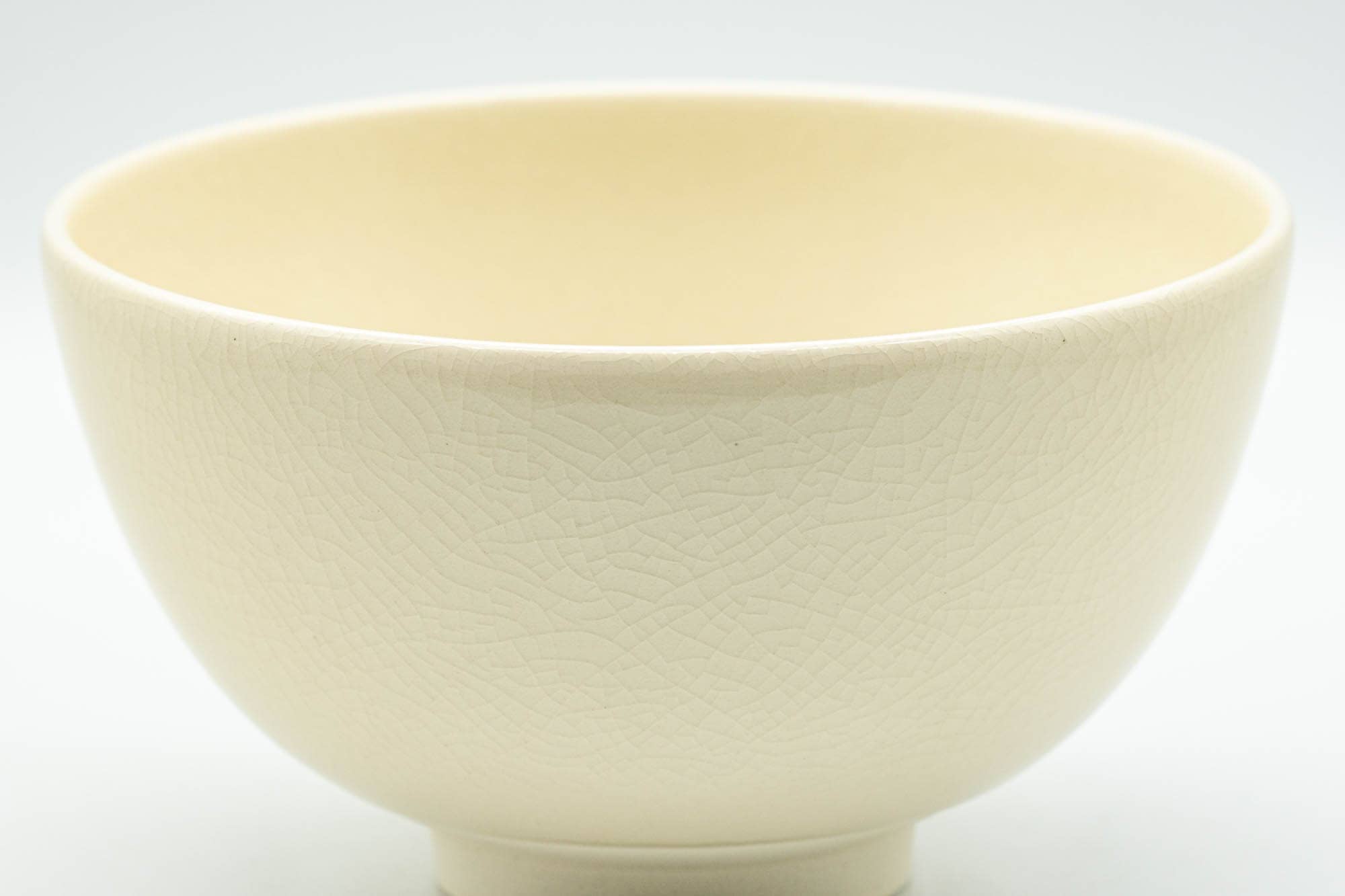 Japanese Matcha Bowl - Classic Beige Kyo-yaki Chawan - 300ml